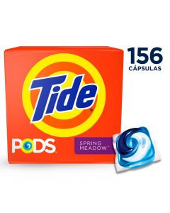 Tide Laundry Detergent Pods Spring Meadow 156 Pods / 3.7 kg / 126 oz
