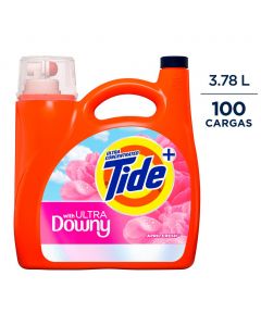 Tide Liquid Laundry Detergent with Downy Ultra Fabric Softener 3.78 L /128 oz / 100 Loads