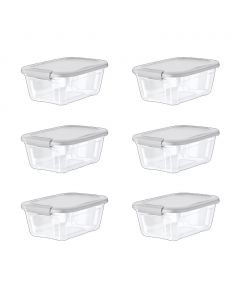 Bella Storage Solution Storage Box with Lid 6 Units