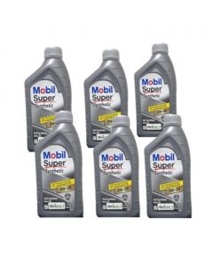 Mobil Super Synthetic Motor Oil 0W-20 6 Units / 946 mL / 31.98 oz