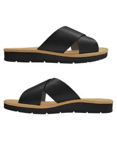 Izod Women’s Flat Sandals with Wide Crisscross Straps