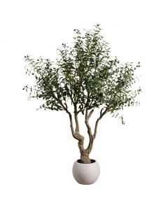 Teamson Home Decorative Artificial Olive Tree with Pot