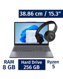 Lenovo 38.86 cm / 15.3" Inches Laptop AMD Ryzen 5 8540U 8 Gigabytes / 256 Gigabytes 83KA003T520BT + JBL Tune 520BT Foldable Wireless Headphones