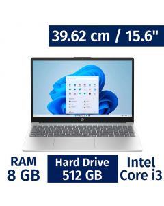 HP 39.62 cm / 15.6" Inches Laptop 8 Gigabytes / 512 Gigabytes 15-fd0239la