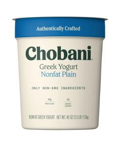 Chobani Greek Yogurt Plain 1.13 kg / 2.5 lb