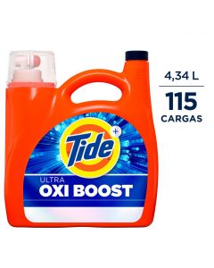 Tide Ultra Oxi Boost Liquid Laundry Detergent 4.34 L / 147 fl oz / 115 Loads