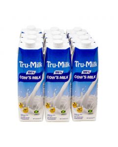 Tru-Milk 100% UHT Cow Milk 12 Units / 1 L