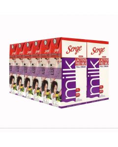 Serge Lactose-Free Full Milk 12 Units / 1 L / 33.8 oz