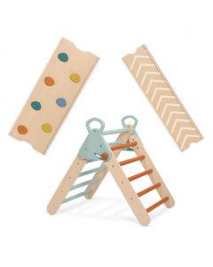 B. Toys Wooden Climbing Set for Toddlers