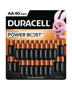Duracell AA Alkaline Batteries 40 Units
