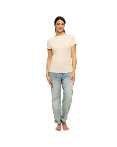 Jezebel Women&#039;s Short-Sleeve Boat Neck Blouse