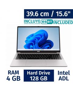 RCA 39.6 cm / 15.6&quot; Inches Laptop Intel ADL 4 Gigabytes / 128 Gigabytes RWNN11554-GRY + ESET Antivirus