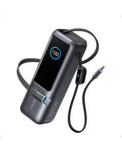 Anker Portable Charger with Integrated Retractable Cable