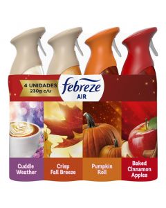 Febreze Air Effects Seasonal Air Freshener Spray 4 Units / 230 g / 8.1 oz