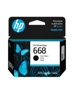 HP Black Original Ink Cartridge 668