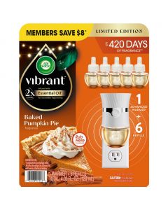 Air Wick Holiday Scented Oil 1 Diffuser + 6 Refills