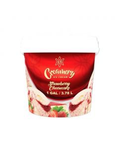 Creamery Novelties Strawberry Cheesecake Ice Cream 1.38 L / 127 oz