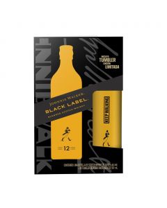 Johnnie Walker Black Label Scotch Whisky 1 L / 33.8 oz + Tumbler
