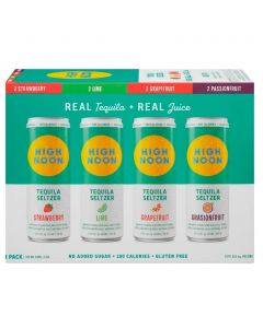 High Noon Tequila Hard Seltzer Assorted Flavors 8 Units / 355 mL