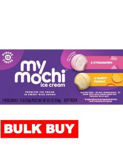 My Mochi Strawberry and Mango Ice Cream 2 Units / 513 g / 1.13 lb