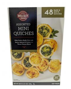 Wellsley Farms Assorted Mini Quiches 1.02 kg / 2.25 lb