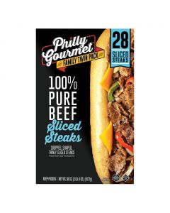 Philly Gourmet Pure Beef Sliced Steaks 1 kg / 2.4 lb