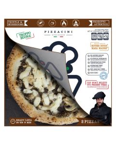 Pizzacini Truffle and Mushroom Pizza 2 Units / 440 g / 15.5 oz