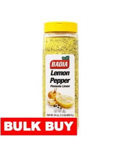 Badia Lemon Pepper - Ideal for Special Recipes 680.4 g / 24 oz