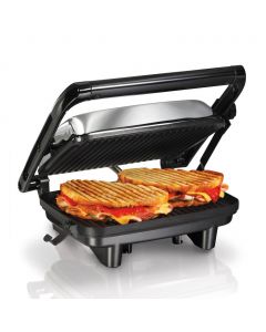 Hamilton Beach Gourmet Sandwich Maker with Nonstick Grid  25.4 cm x 20.32 cm / 10" x 8"