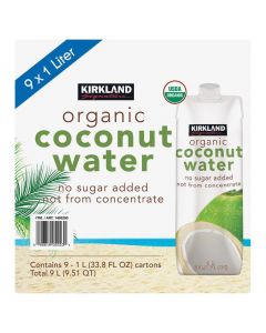 Kirkland Signature Organic Coconut Water 9 Units / 1 L