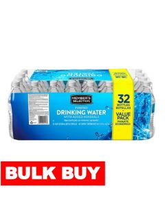 Selection Purified Drinking Water with Minerals 32 Units / 16.9 oz / 500 ml