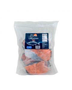 Pier 33 Coho Salmon Steak Frozen, Skin on 1 kg / 2.2 lb