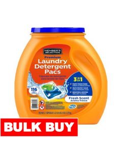 Selection Laundry Detergent Pacs 2.46 L / 83.5 oz / 116 Loads